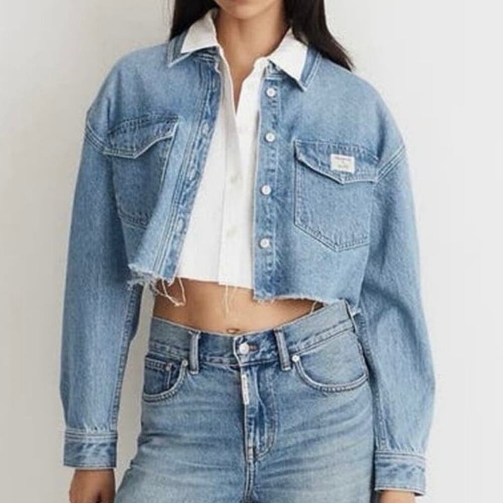 MADEWELL X Molly Crop Jacket Women’s Size L